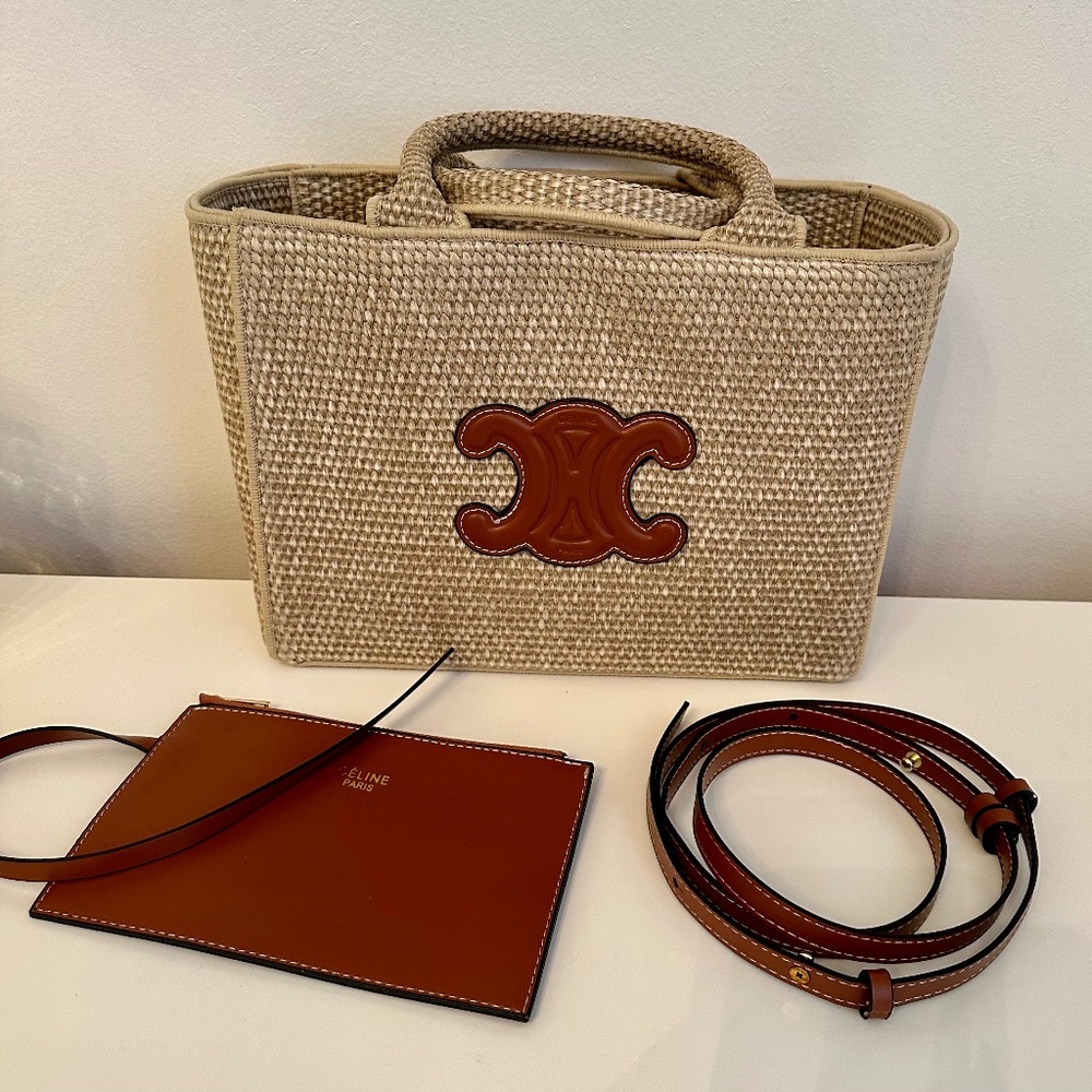 Celine Woven Tote Bag Relisted